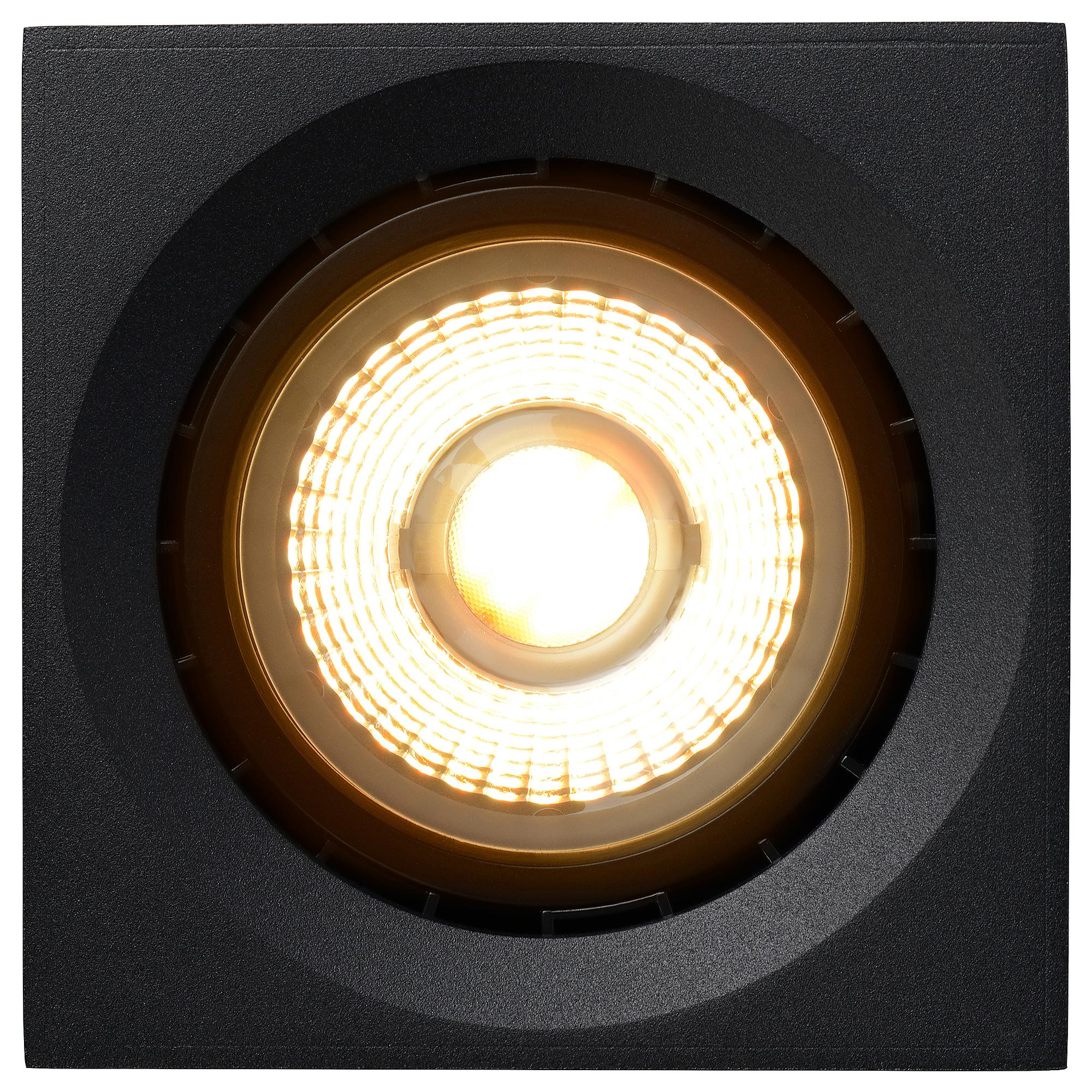 LED-Deckenstrahler Fedler Typ B Aluminium Schwarz 4