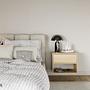 Floating nightstand Framme with compartment 2