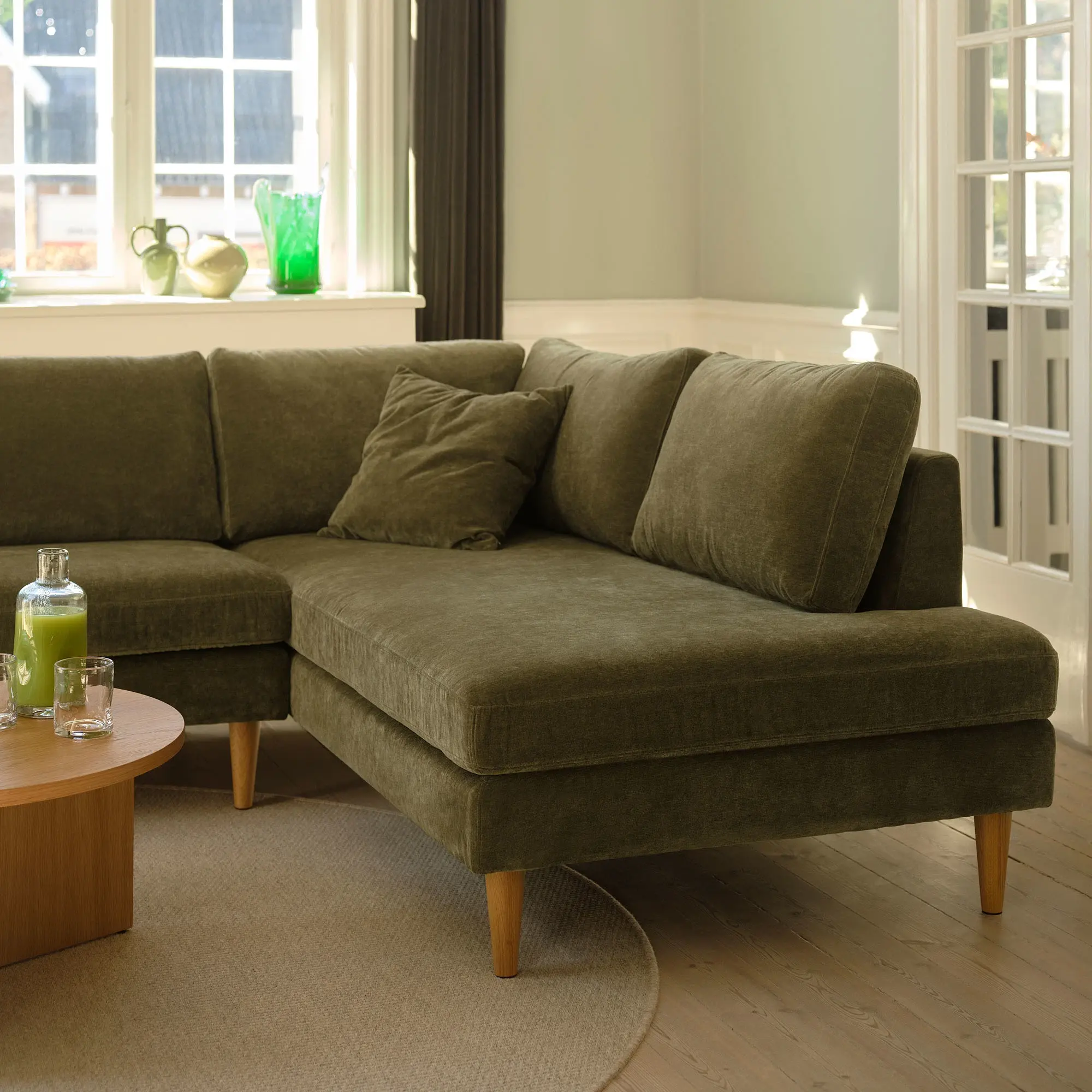 Astha Ecksofa Rechts Moss Olive 5