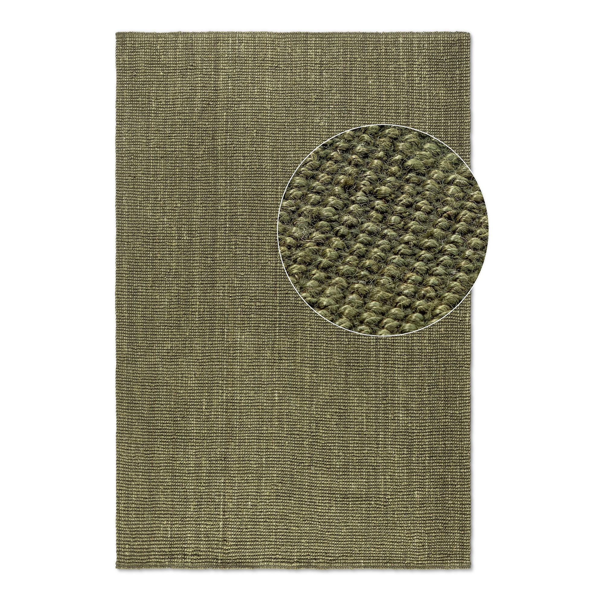 Juteteppich Jaipur Grün 80 x 150 cm 1