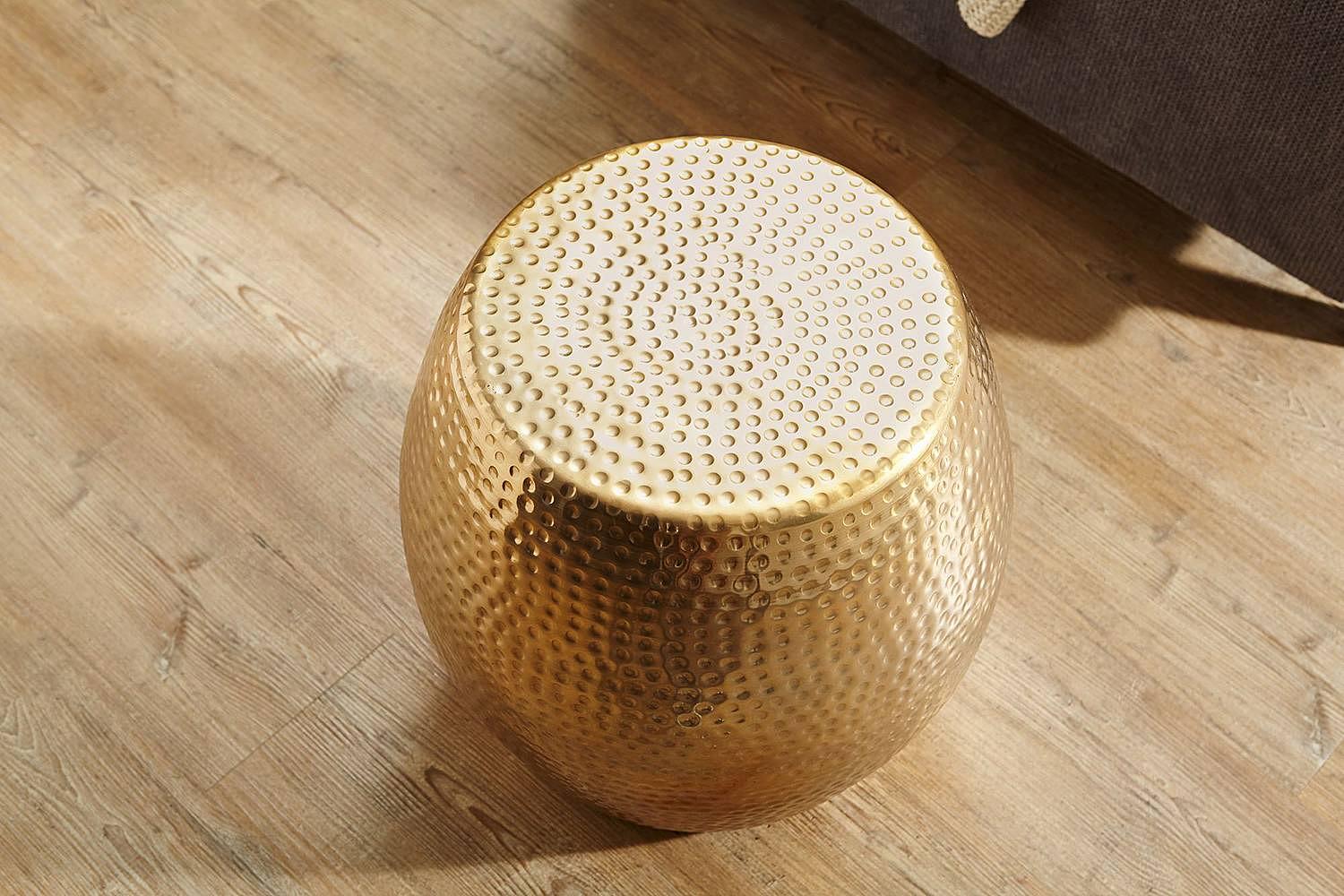 Beistelltisch Cerrillos Aluminim Gold 4