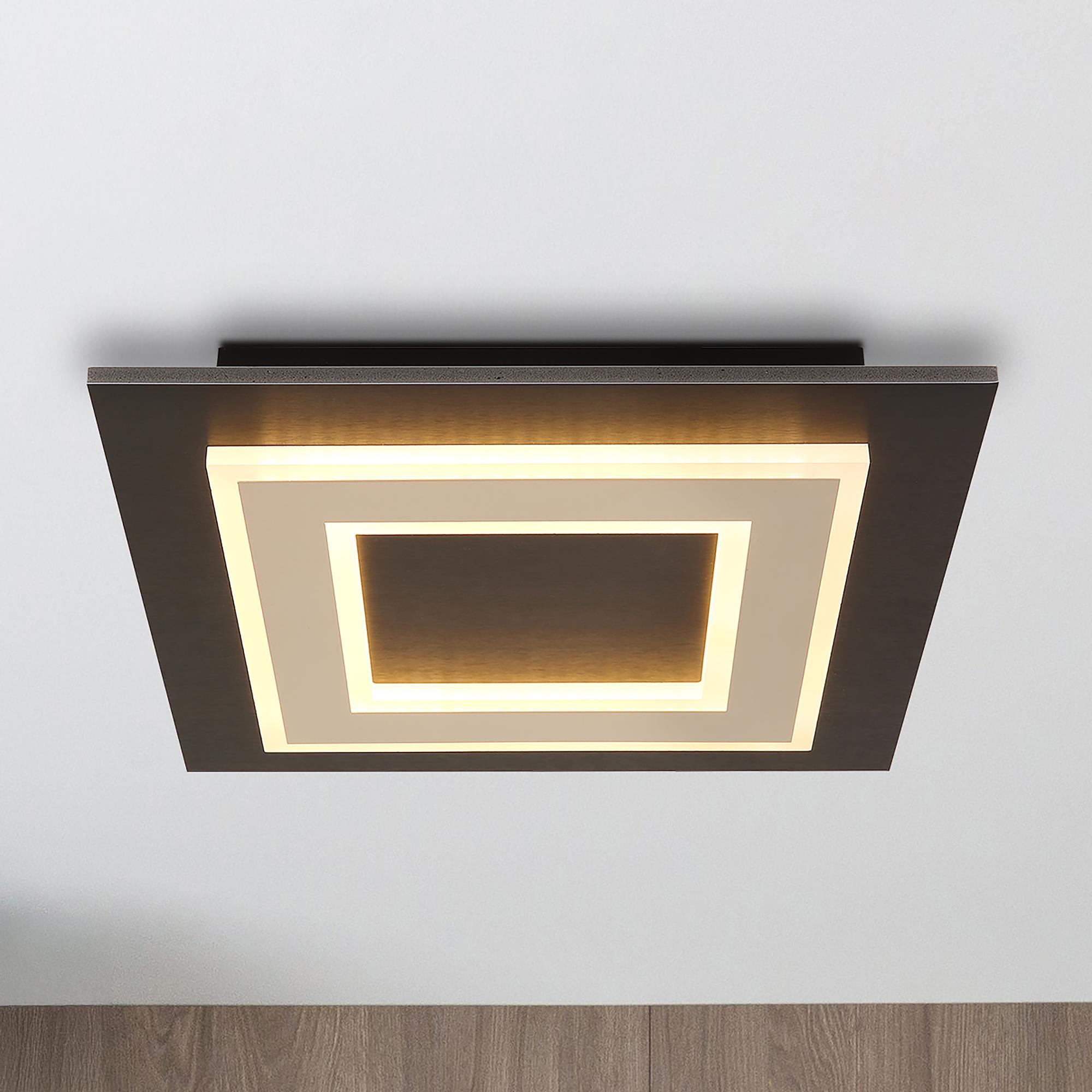 LED-Deckenleuchte Klyra Acrylglas / Eisen 1-flammig 1