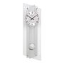 Pendelwanduhr Centro Funk Silber / Grau 0
