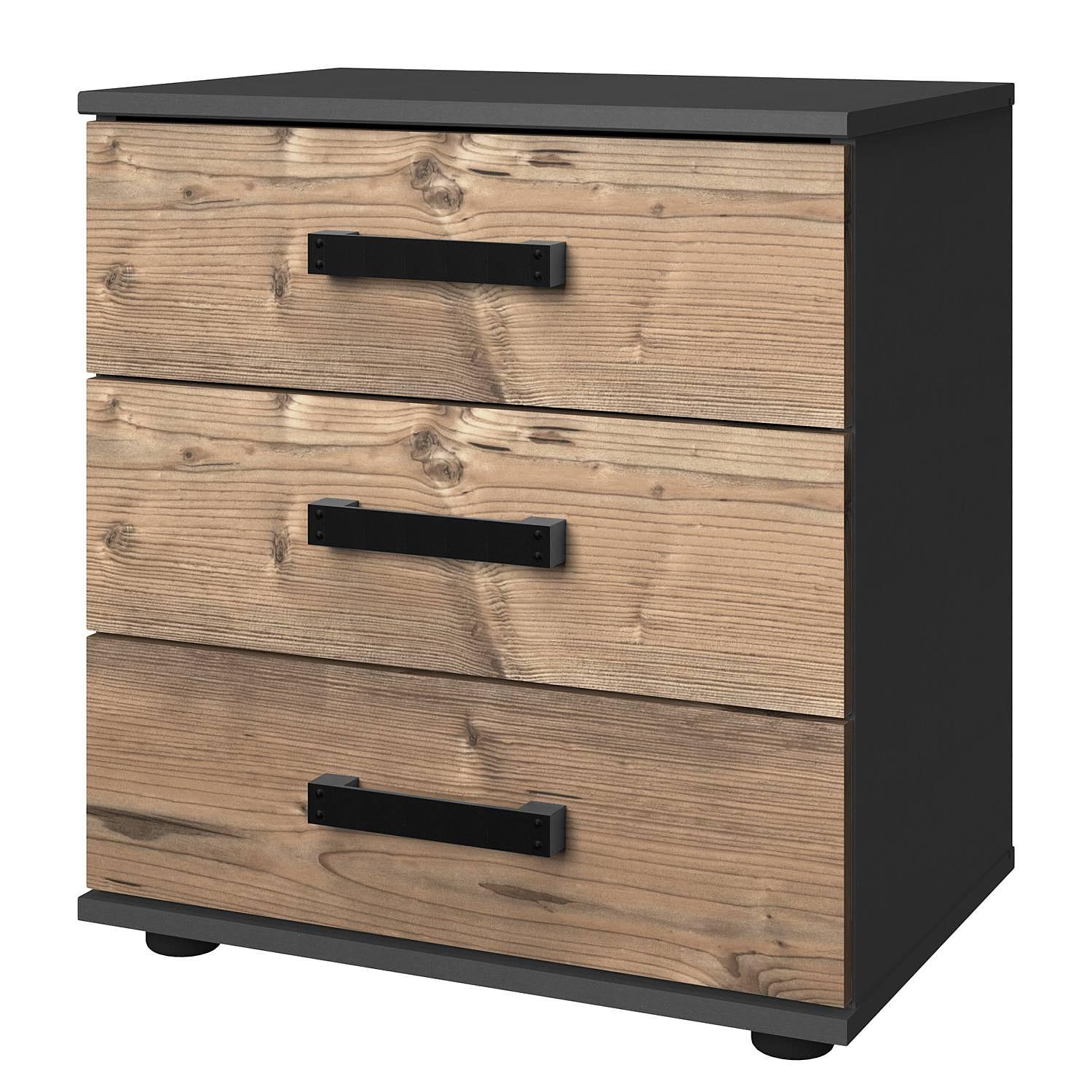 Kommode Stockholm I Braun Holzwerkstoff 52 x 58 x 38 cm 1