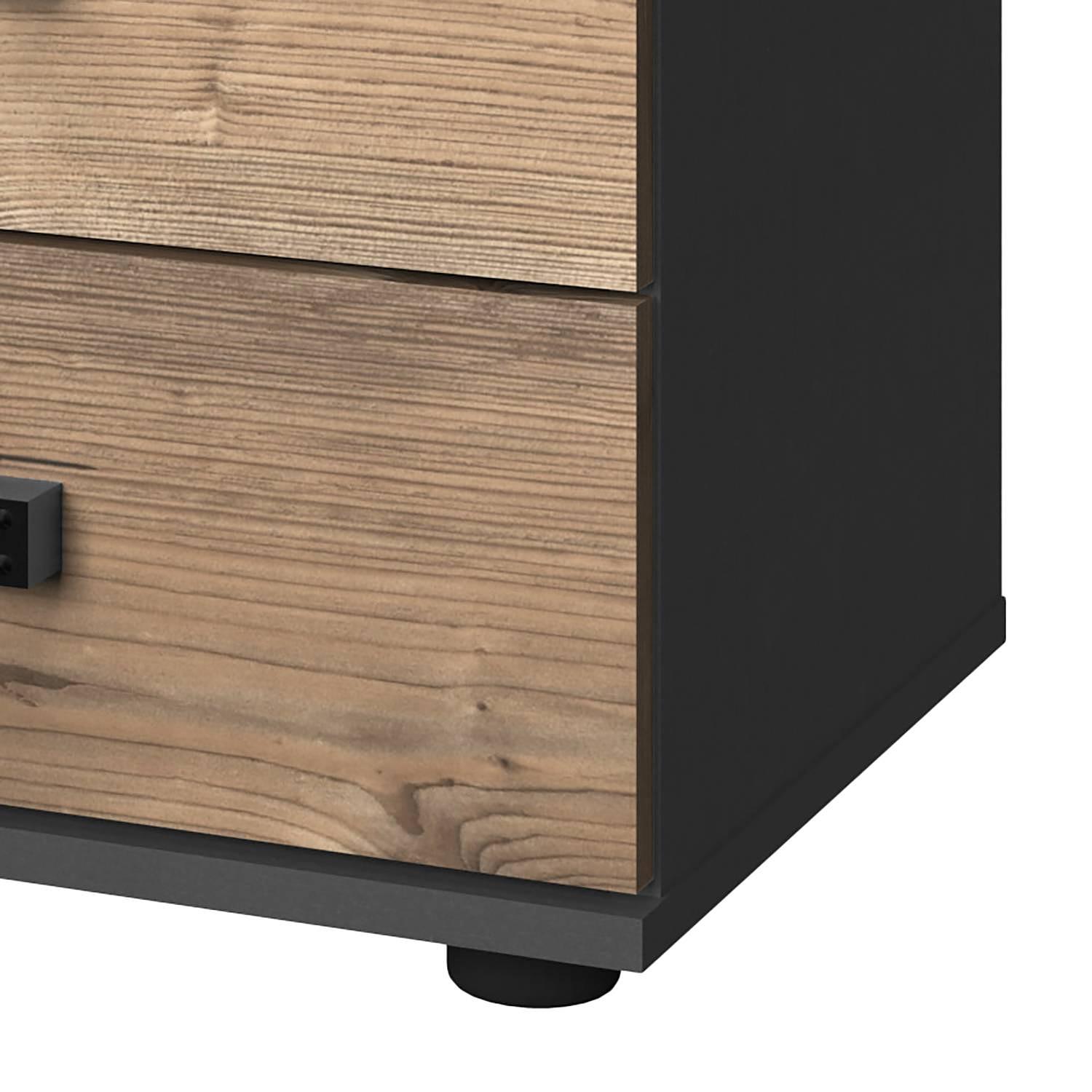 Kommode Stockholm I Braun Holzwerkstoff 52 x 58 x 38 cm 3
