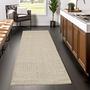 Kurzflorteppich Loom 4300 Mischgewebe Beige 80 x 150 cm 2