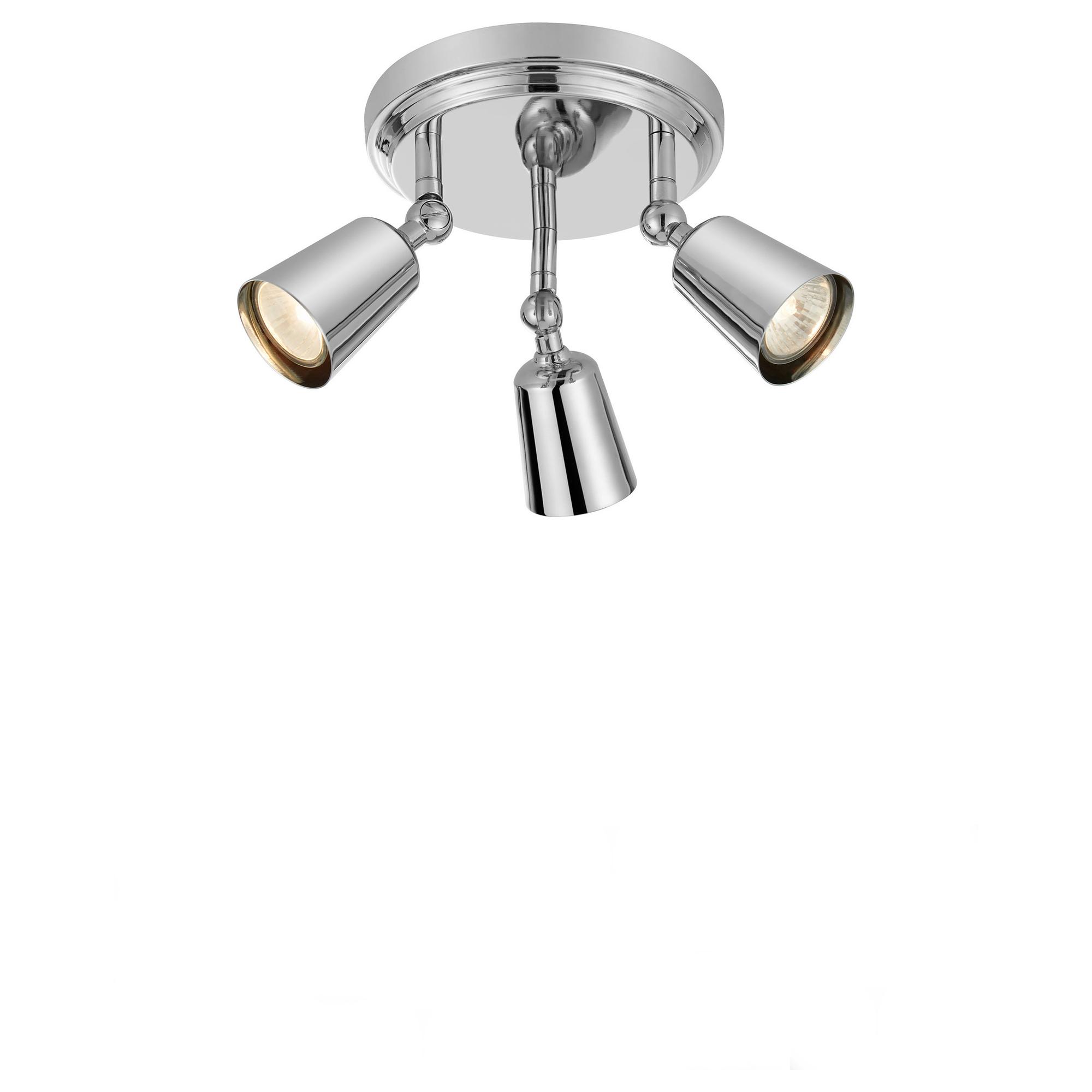 Deckenleuchte Tiny Eisen 3-flammig Silber 3