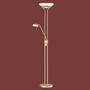 2-flammige LED Stehleuchte Gold 0