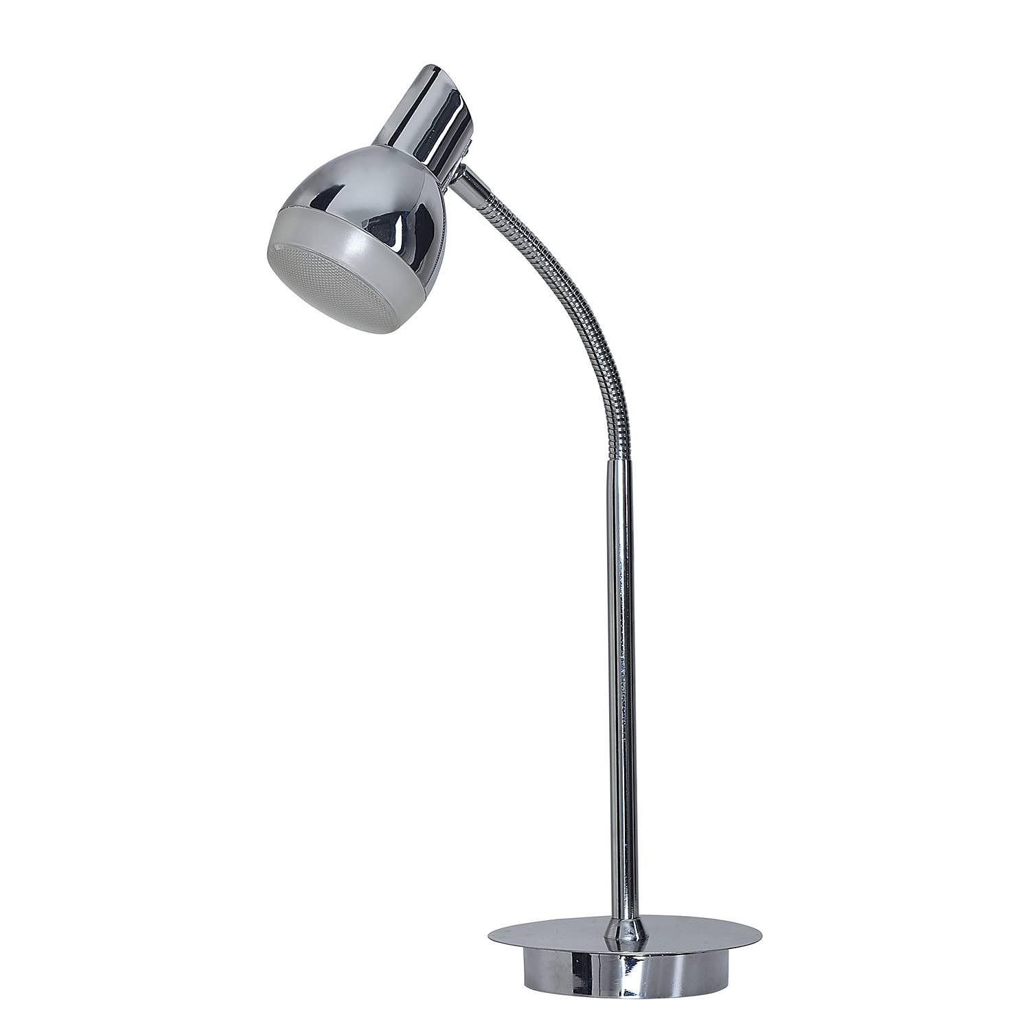 Tischleuchte Chromey Metall/Kunststoff Silber 0