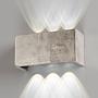 Wandleuchte Cog Eisen Schwarz / Nickel 21 x 10 cm 0
