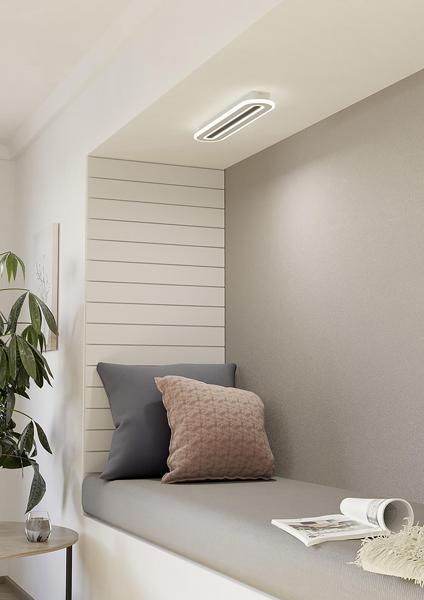 LED-Deckenleuchte Macchioni Typ C Stahl / Kunststoff Weiß 2