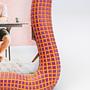 Bilderrahmen Wavy Klarglas / Polyresin Orange 3