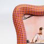 Bilderrahmen Wavy Klarglas / Polyresin Orange 2