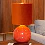 Tischleuchte Esterad Opalglas Orange 0