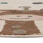 Kinderteppich Animal Party Jute / Polypropylen Beige 3