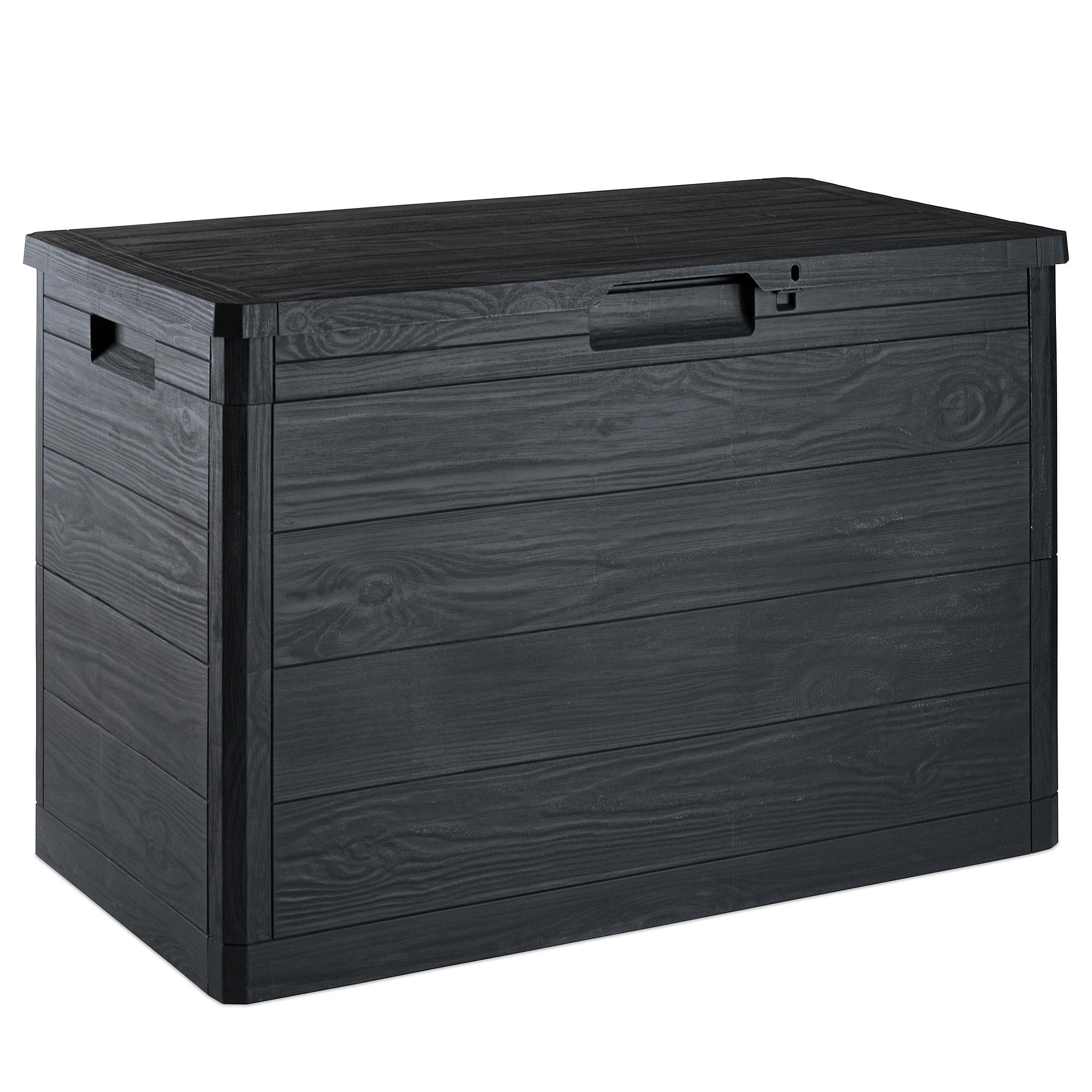 Gartenbox Woody's Multibox Schwarz 78 x 45 cm 3