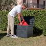 Gartenbox Woody's Multibox Schwarz 78 x 45 cm 2