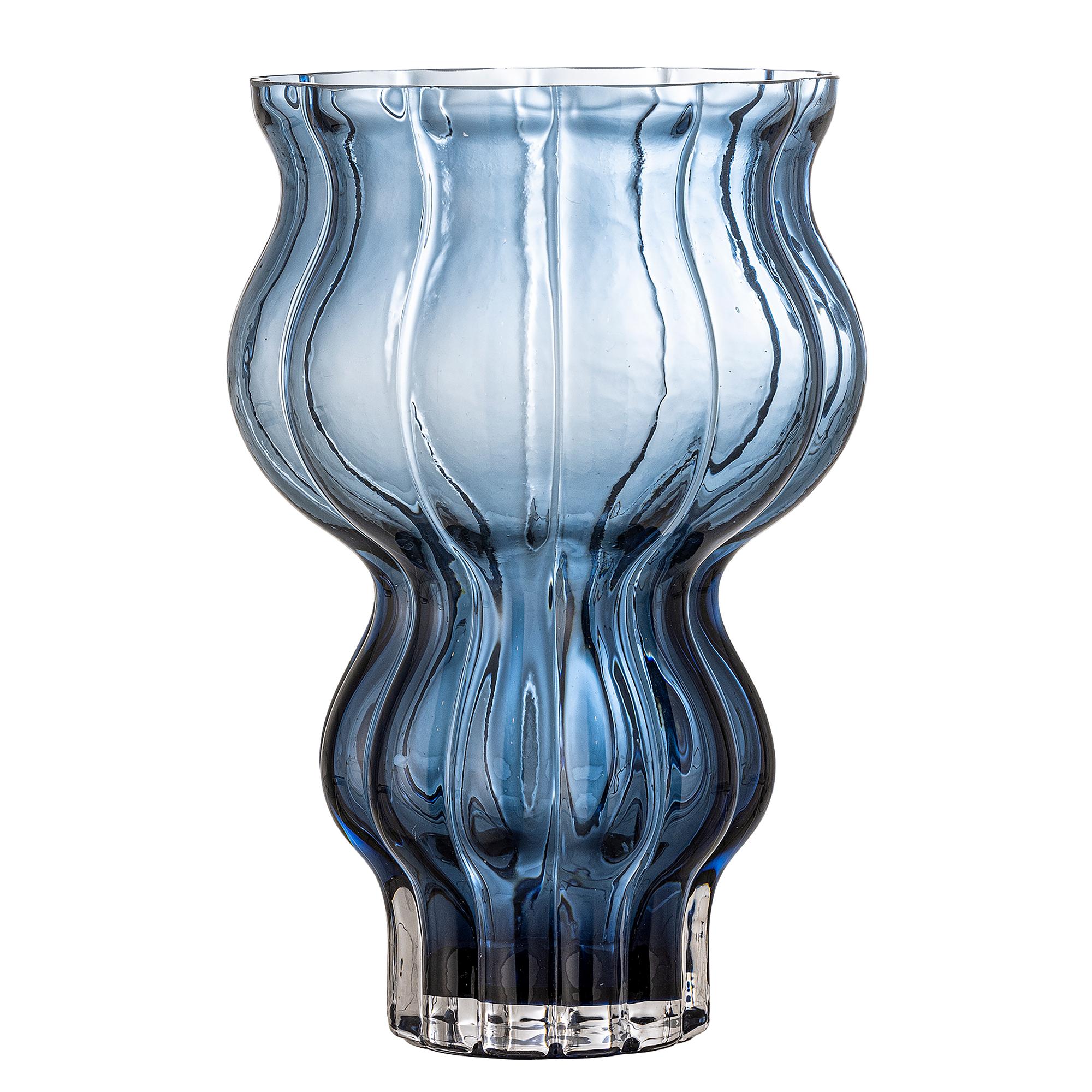 Vase Zanna Glas Blau 0