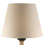 Tischleuchte Corda Mauli Baumwollstoff / Rattan 1