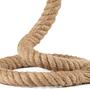 Tischleuchte Corda Mauli Baumwollstoff / Rattan 2