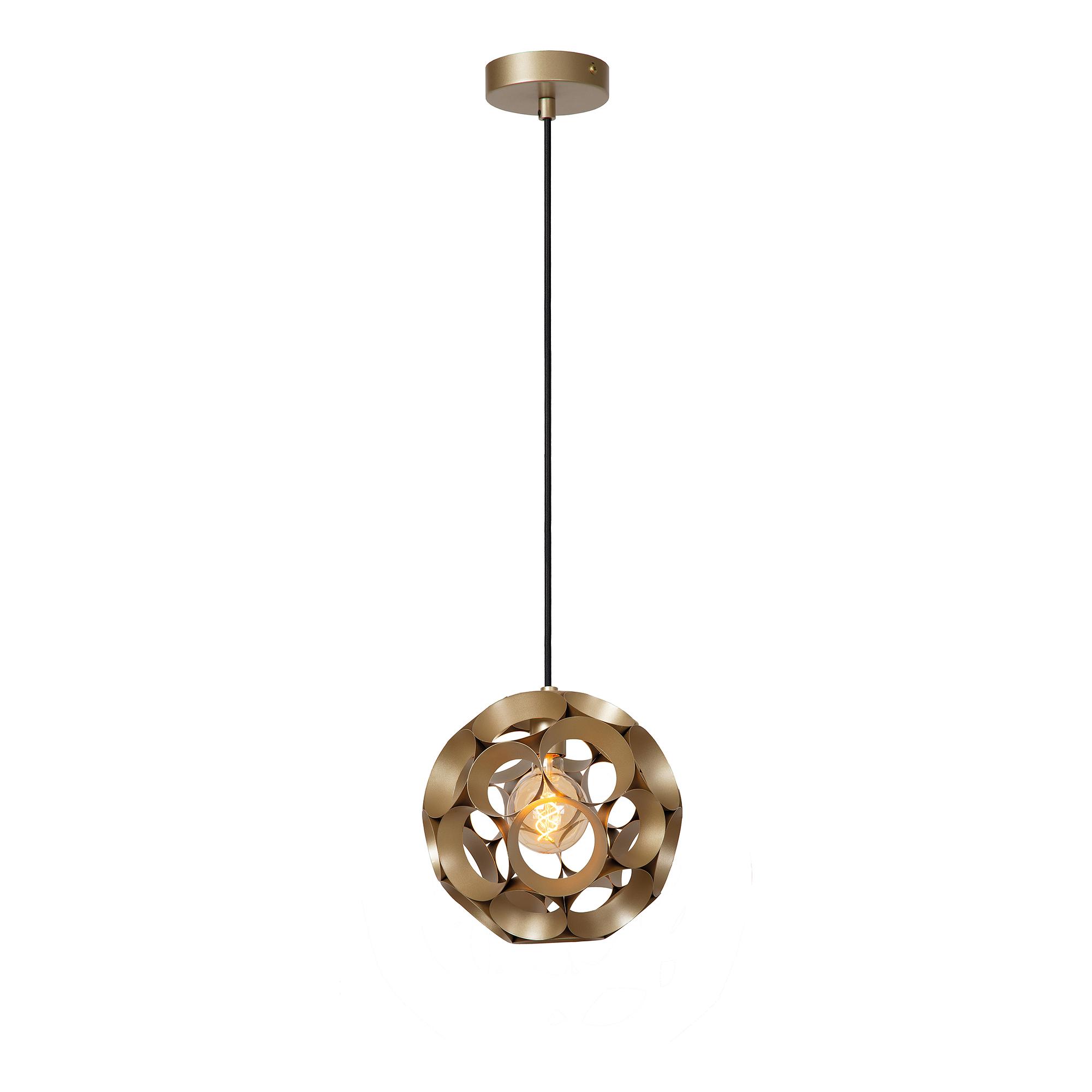 Pendelleuchte Hannelore Eisen Gold Durchmesser: 30 cm 3