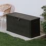 Gartenbox Woody's Multibox Schwarz 117 x 45 cm 1