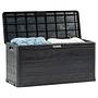 Gartenbox Woody's Multibox Schwarz 117 x 45 cm 4