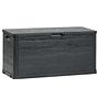 Gartenbox Woody's Multibox Schwarz 117 x 45 cm 3