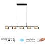 LED-Pendelleuchte Rika Typ B Klarglas / Eisen Schwarz 3