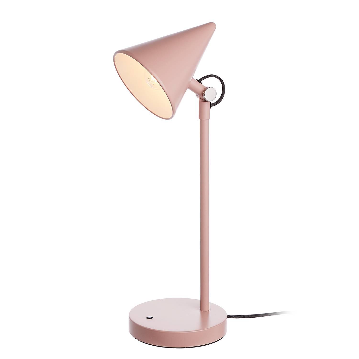Tischleuchte SCANDICE Eisen 1-flammig Rosa 0