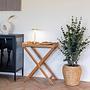 Massiver Tabletttisch Lhegri Teak 2