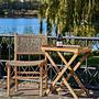 Massiver Tabletttisch Lhegri Teak 4
