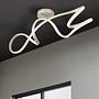 LED-Deckenleuchte Swirl Eisen / Acrylglas 1-flammig Silber 1