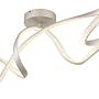 LED-Deckenleuchte Swirl Eisen / Acrylglas 1-flammig Silber 3