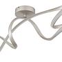 LED-Deckenleuchte Swirl Eisen / Acrylglas 1-flammig Silber 4