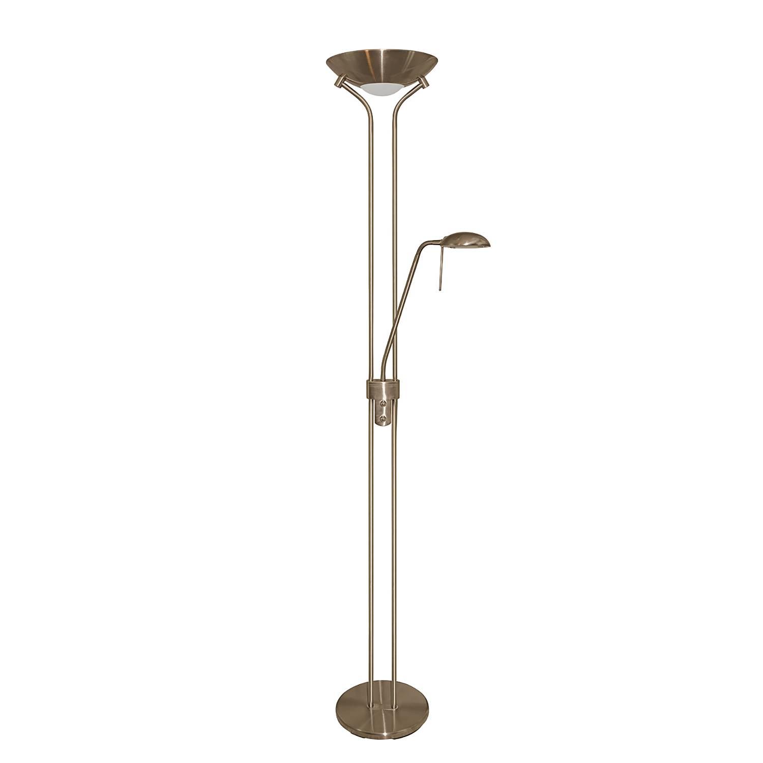 LED-Stehleuchte Mother and Child Klarglas / Stahl 2-flammig 0