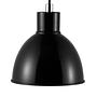 Pendelleuchte Pop Aluminium 1-flammig Schwarz 1