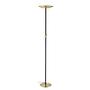 LED-Stehleuchte Conivarino Stahl 2-flammig Schwarz / Messing 4