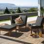Loungetisch Akazie Massiv Braun 2