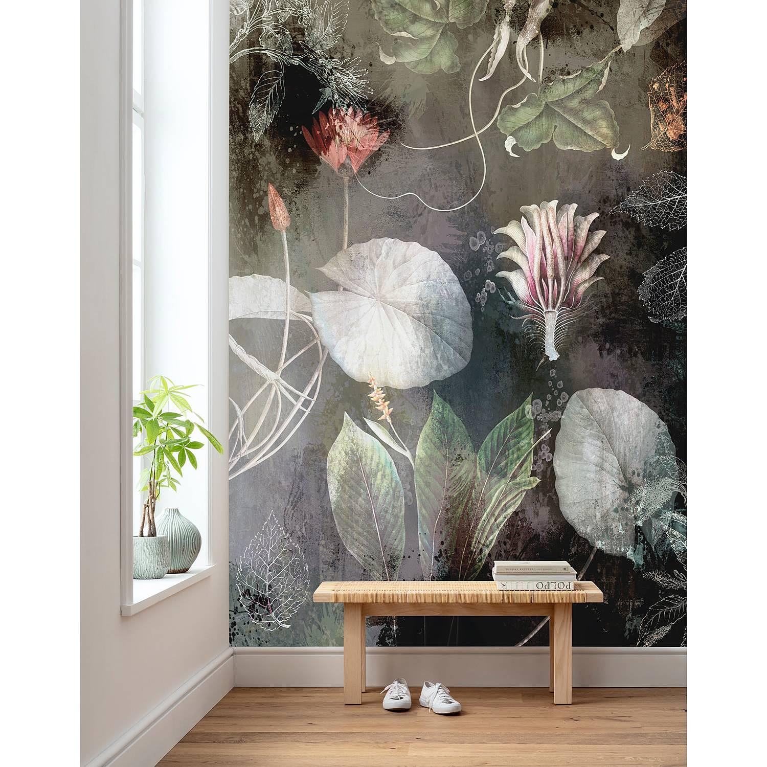 Vlies Fototapete Night Flowers Vlies Mehrfarbig 2