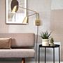 Wandleuchte Bremen Eisen Gold 2-flammig 3