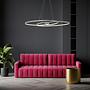LED-Pendelleuchte Spira Acrylglas / Eisen 1-flammig Silber 2