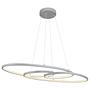 LED-Pendelleuchte Spira Acrylglas / Eisen 1-flammig Silber 3