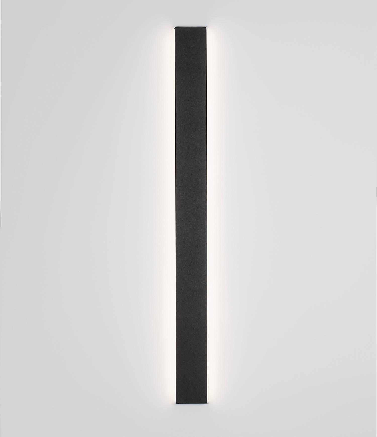 Wandleuchte Seline Aluminium 1-flammig Schwarz Höhe: 8 cm 0