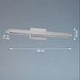 Fischer & Honsel LED Wandleuchte Pare Acrylglas Eisen Silber 4