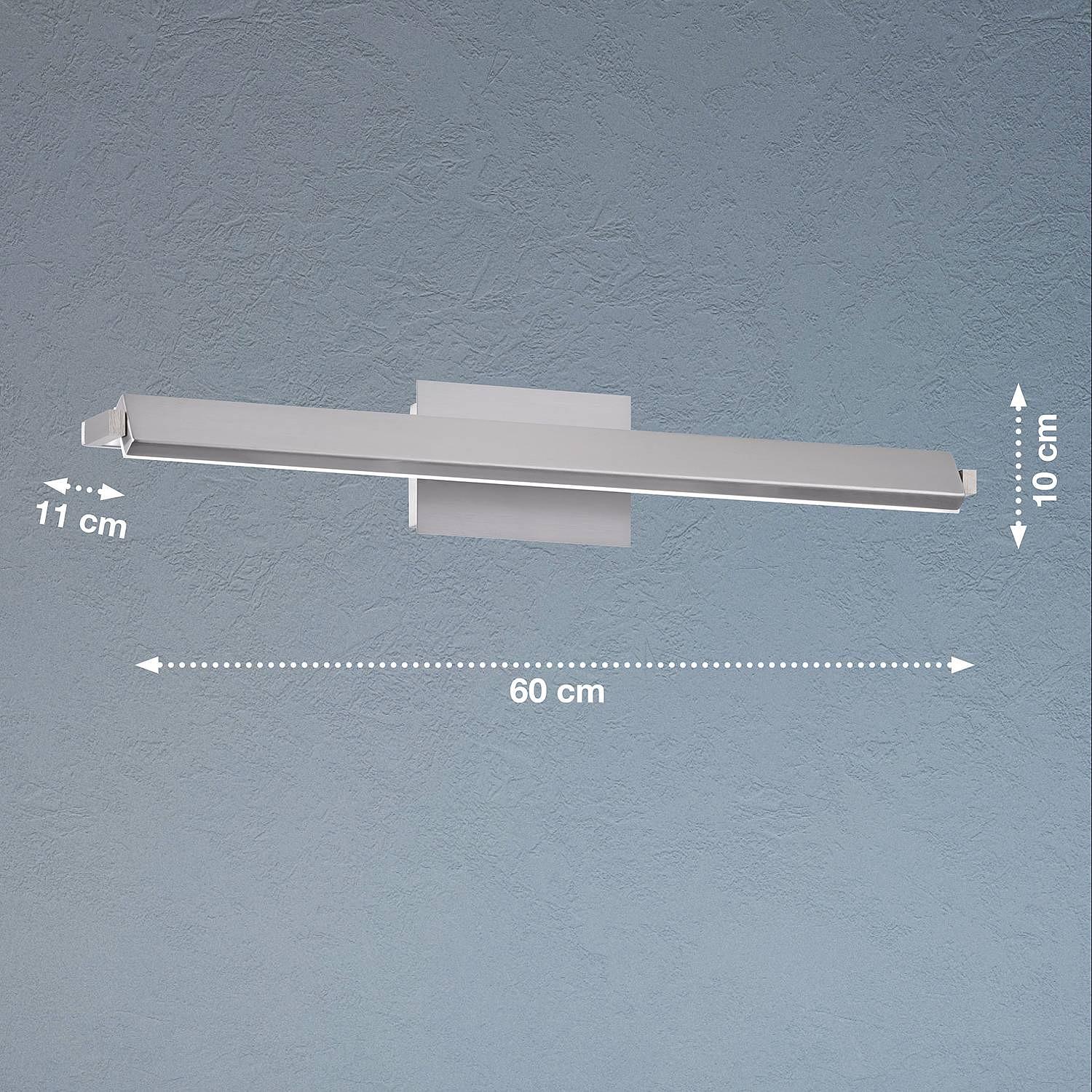 Fischer & Honsel LED Wandleuchte Pare Acrylglas Eisen Silber 4