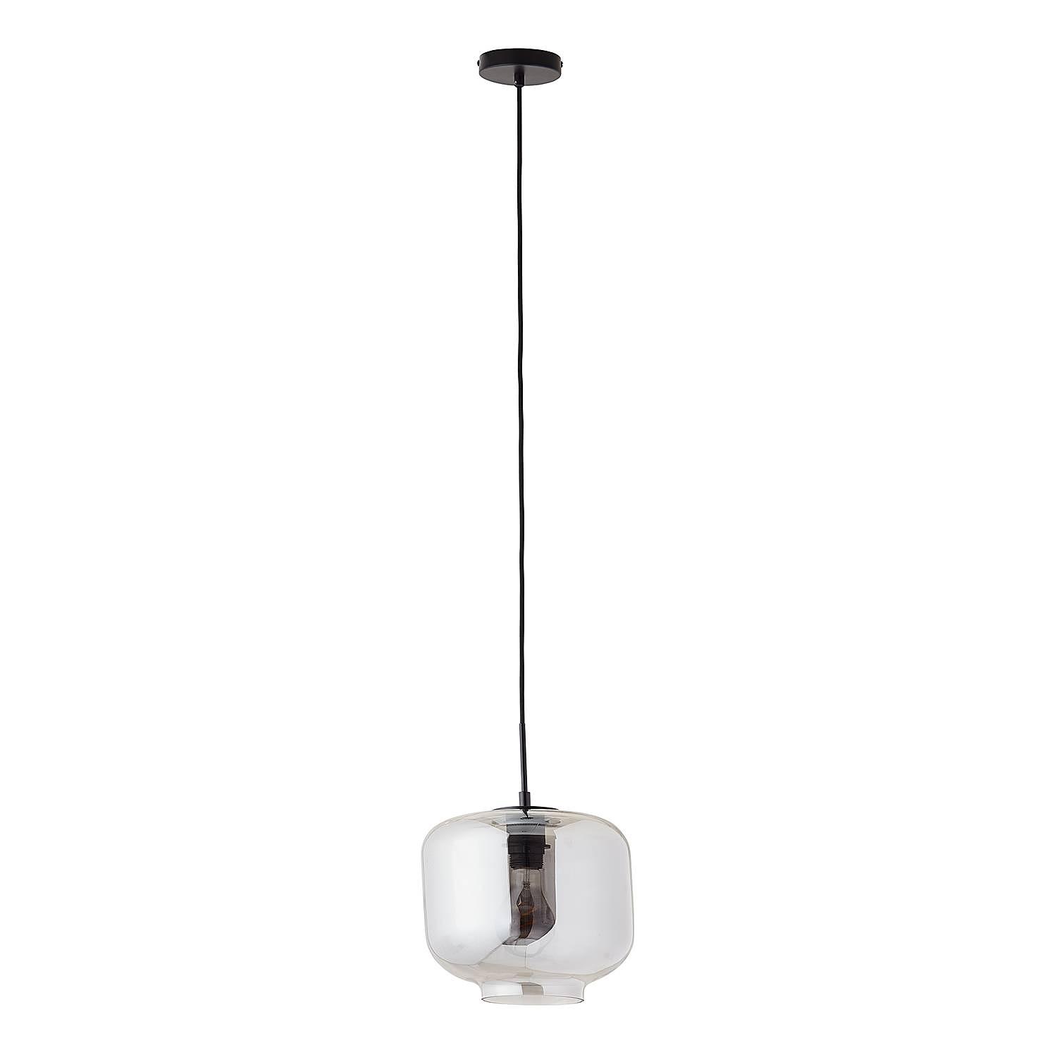 Pendelleuchte Kleon II Rauchglas / Eisen 1-flammig 3