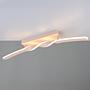 LED-Deckenleuchte Ginko Eisen / Silikon 1-flammig Beige 1