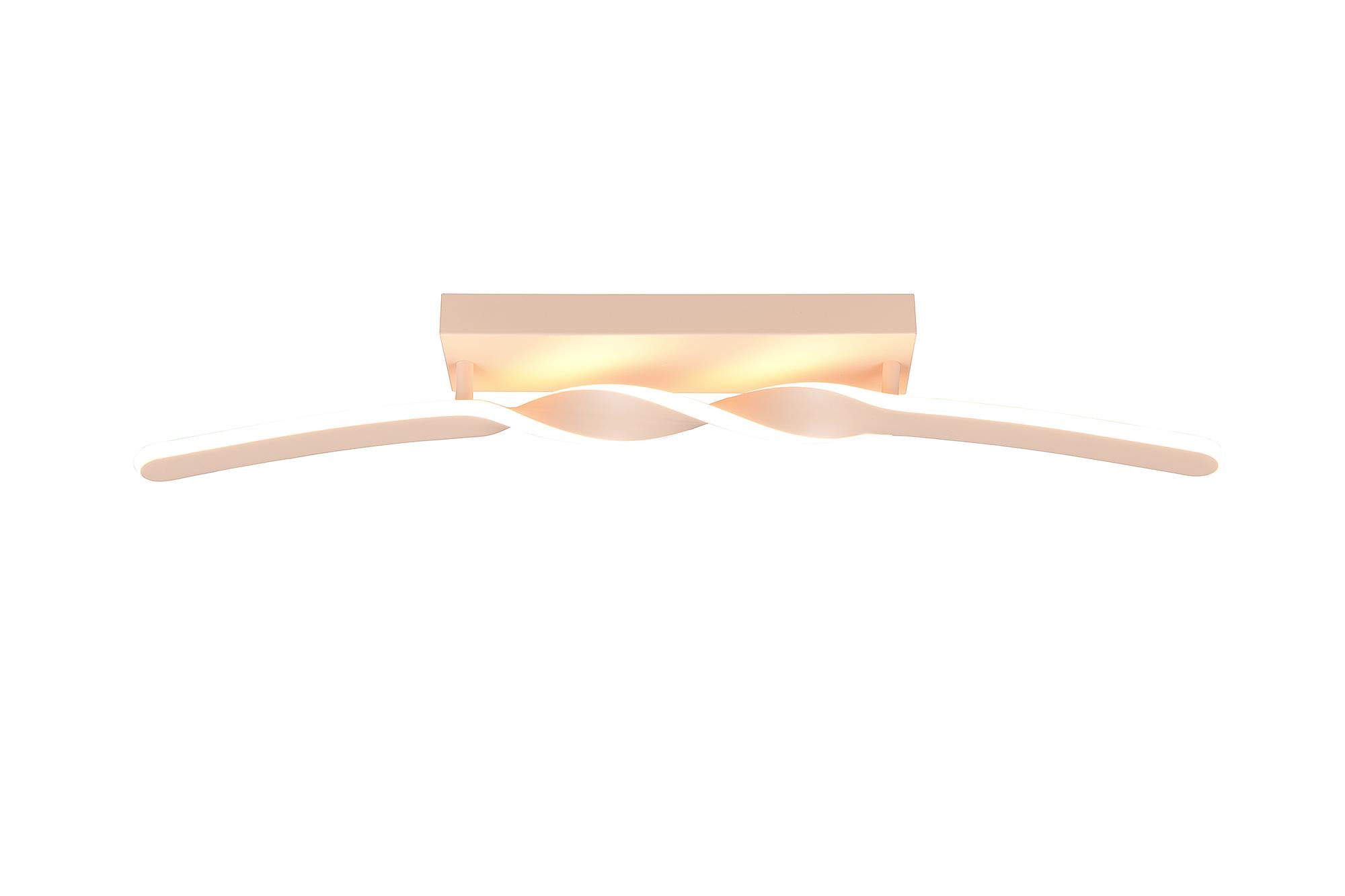 LED-Deckenleuchte Ginko Eisen / Silikon 1-flammig Beige 4