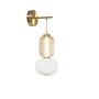LED-Wandleuchte Totem Klarglas / Aluminium 1-flammig 3